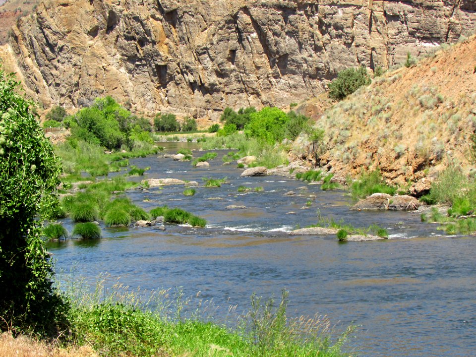 John Day River at John Day Fossil Beds NM in OR