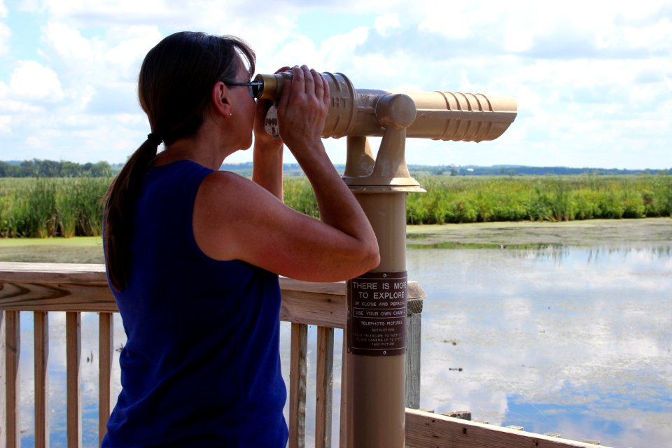 Taking in the sights at Horicon National Wildlife Refuge