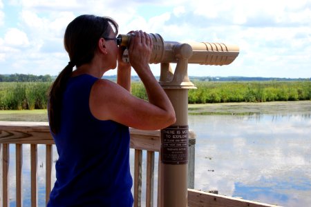 Taking in the sights at Horicon National Wildlife Refuge