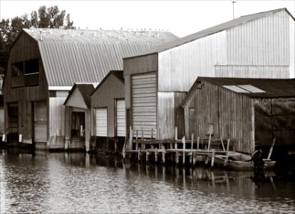 Port Rowan Boathouses photo