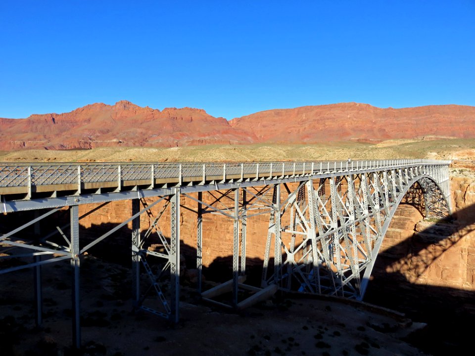 Navajo Bridge at Marble Canyon in AZ