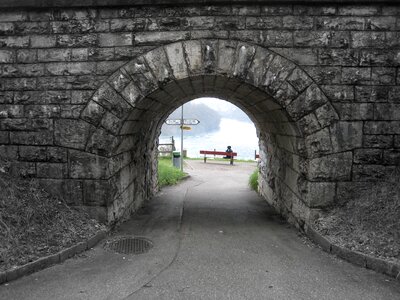 Tunnel enormous look at the other side
