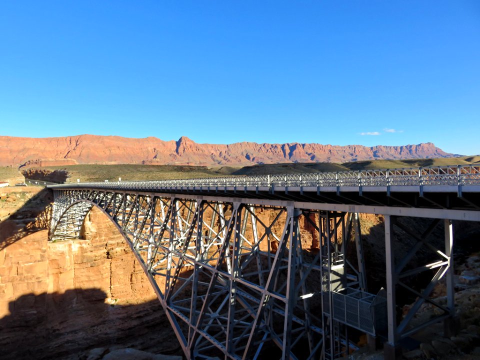 Navajo Bridge at Marble Canyon in AZ