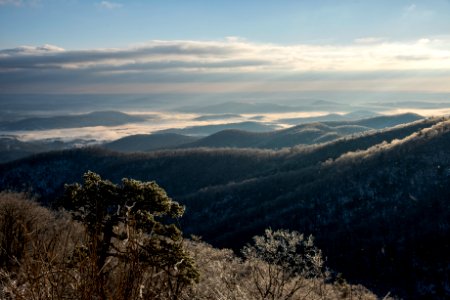 Icy View from Hazel Mountain Overlook photo