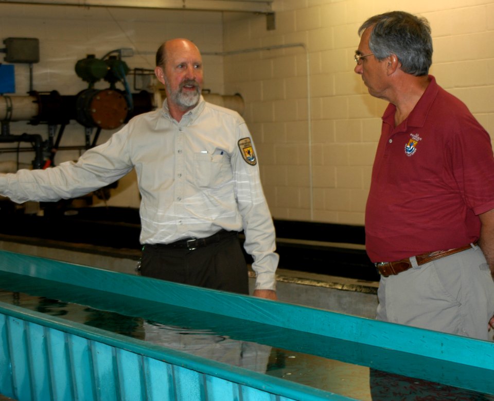 Iron River NFH Manager Dale Bast w RD