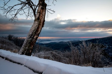 Snowy View from Hazel Mountain photo