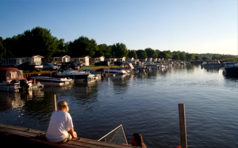 Sitting on the Dock photo