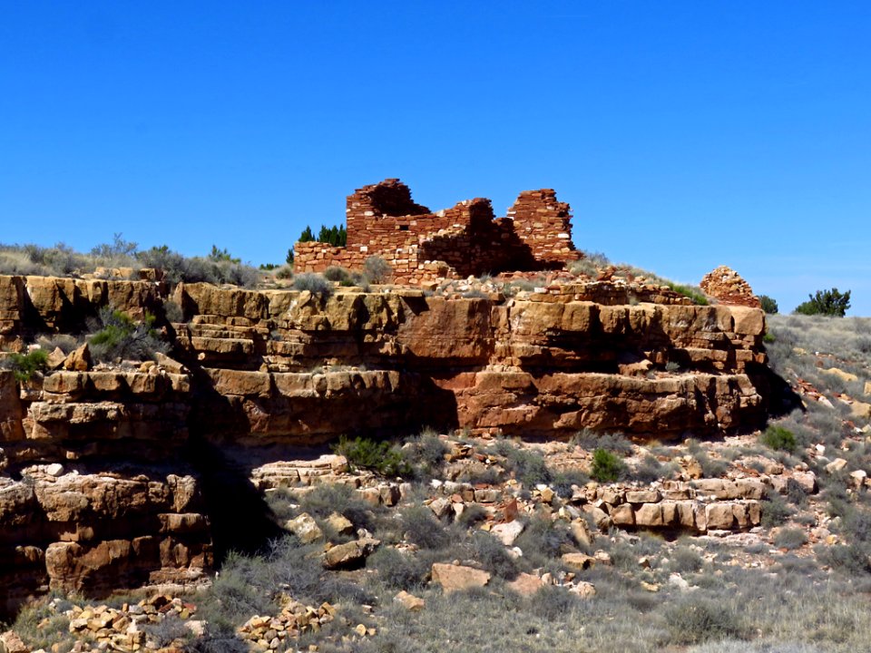 Lomaki Pueblo Ruin at Wupatki NM in AZ