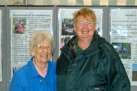 Eleanor Karjala and Darlene Turnock Friends President