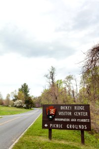 Dickey Ridge Visitor Center sign photo