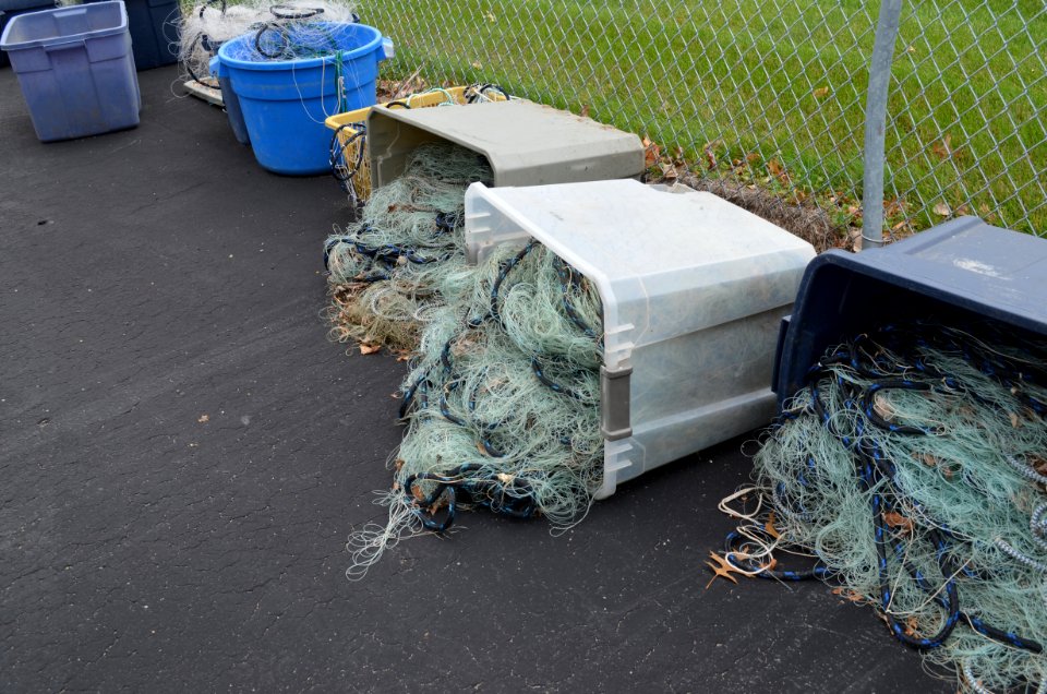 La Crosse Drying Gillnets