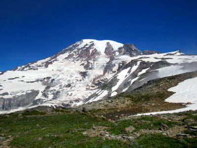 Paradise Skyline Trail at Mt. Rainier NP in WA photo