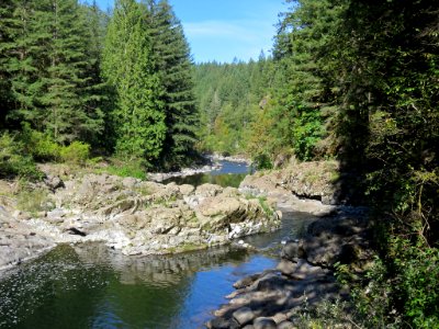 Moulton Falls Park at Lewis River in WA