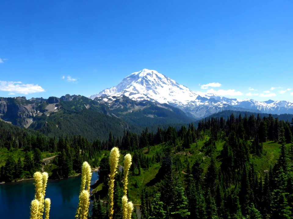 Tolmie Peak Trail at Mt. Rainier NP in WA