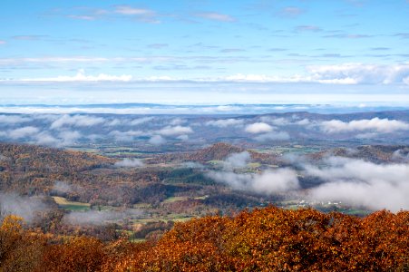 Low Lying Clouds in the Shenandoah Valley photo