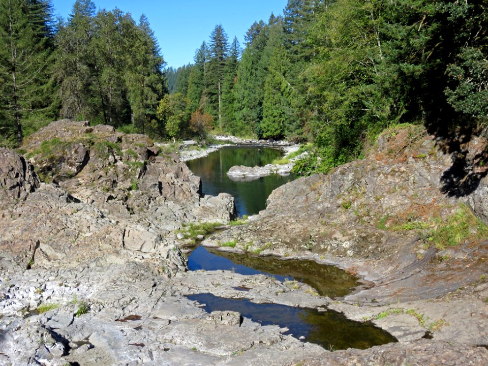 Lucia Falls Park at Lewis River in WA