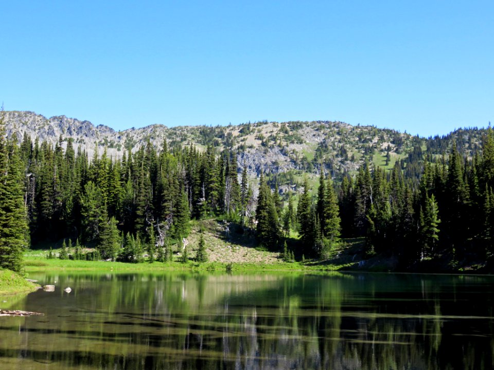 Shadow Lake at Mt. Rainier NP in Washington