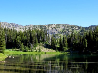 Shadow Lake at Mt. Rainier NP in Washington