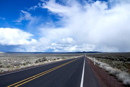 Highway 20 in Central Oregon photo