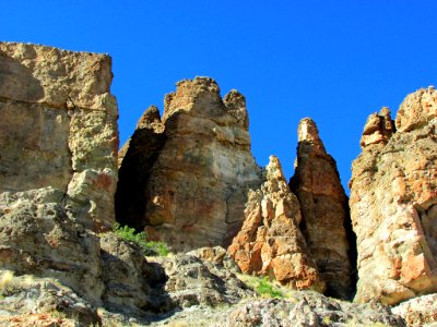 Clarno Unit at John Day Fossil Beds NM in Oregon