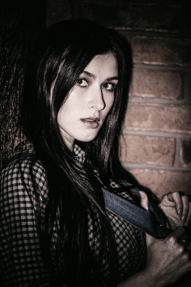 View beauty dark background