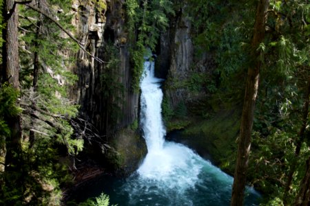 Toketee Waterfalls, Oregon photo