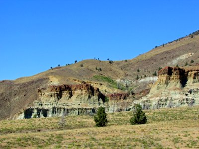 Sheep Rock Unit at John Day Fossil Beds NM in OR