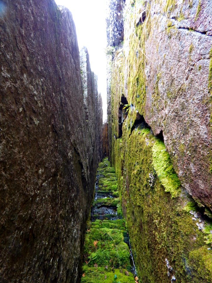 Granite outcroppings at Huron National Wildlife Refuge