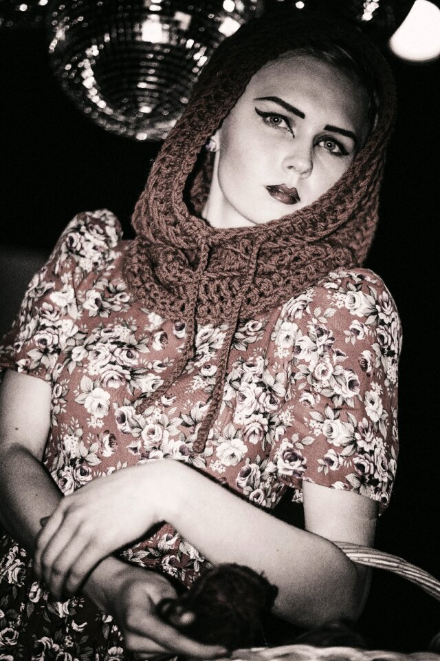 View beauty dark background