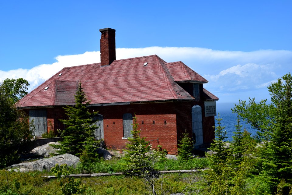 Fog signal building at Huron National Wildlife Refuge