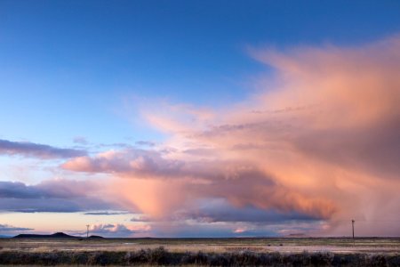 Storm clouds eastern Oregon photo