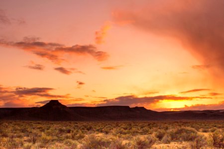 Sunset eastern Oregon photo