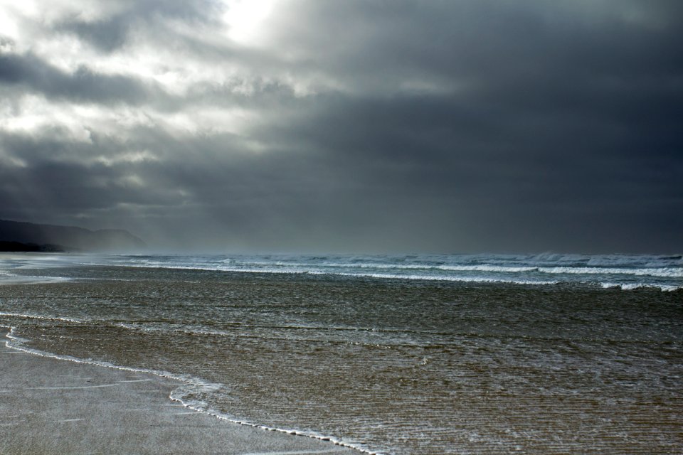 Winter Storm on Coast, Oregon photo