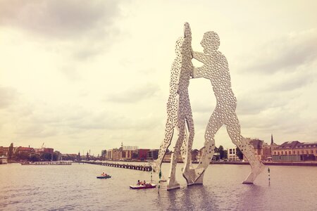 Berlin sculpture aluminium