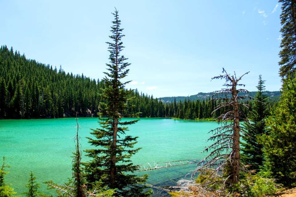 Devil's Lake in summer, Oregon