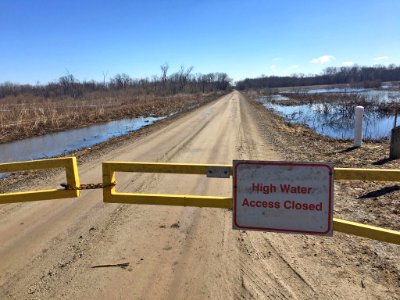 Road Closed - High Water Access Closed
