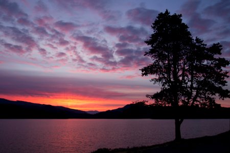 Sunrise Foster Lake, Oregon photo