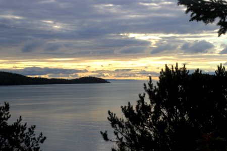 Calm morning on Lake Superior photo