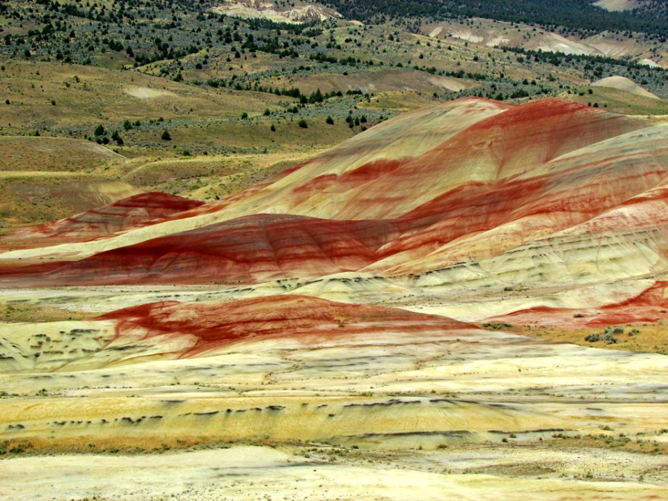 Painted Hills Unit at John Day Fossil Beds NM in OR