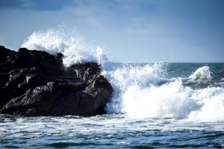Waves on Oregon Coast photo