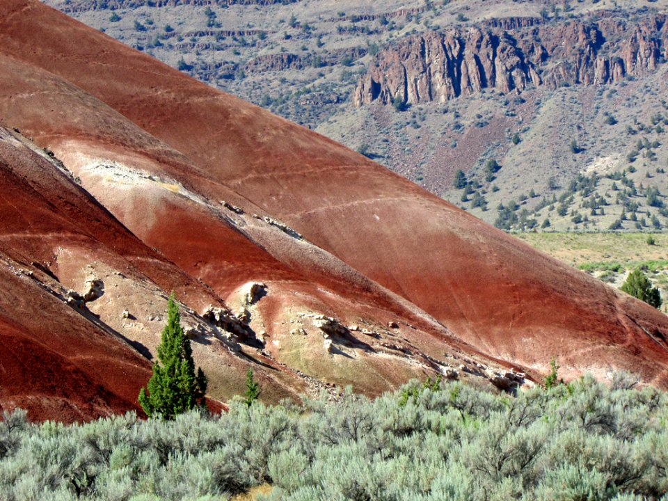 Painted Hills Unit at John Day Fossil Beds NM in OR