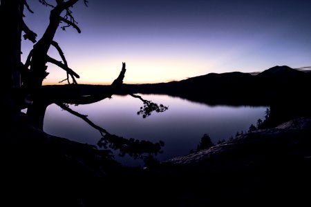 Sunrise, Crater Lake, Oregon photo