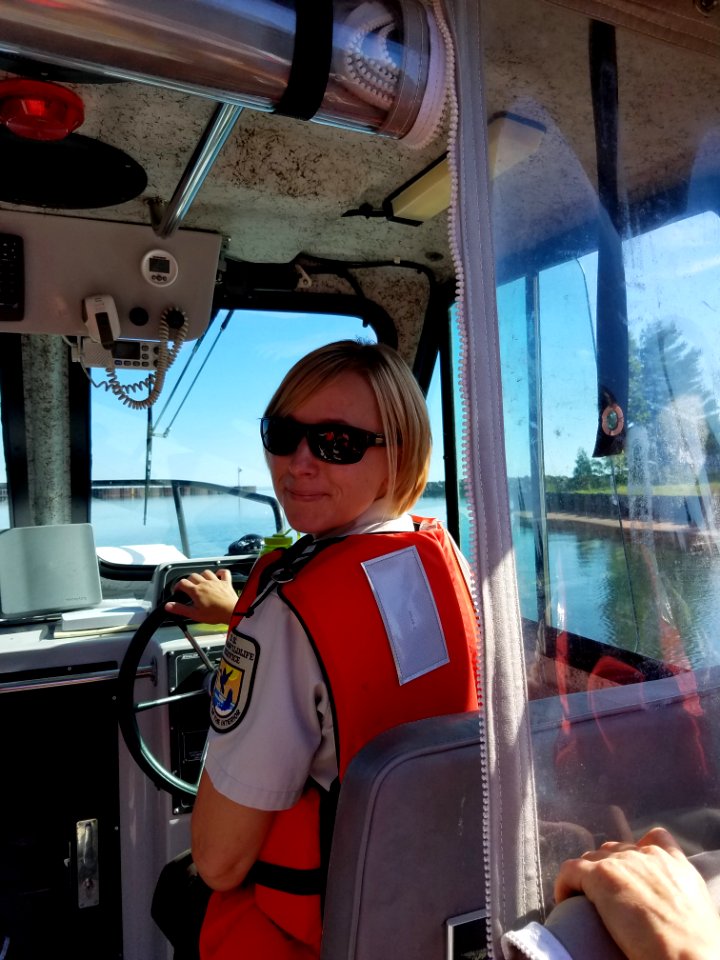 Refuge manager Sara Siekierski