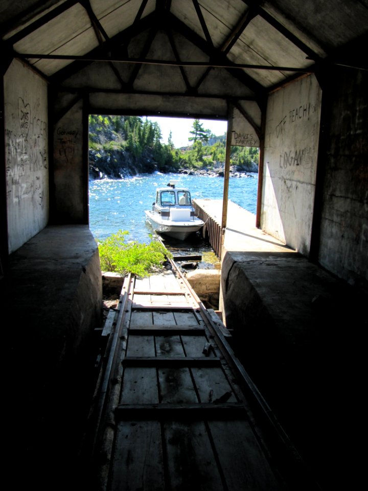 Boat house  at Huron National Wildlife Refuge