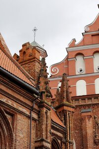 Facade historic center architecture