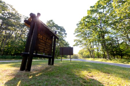 Skyland Entry Sign