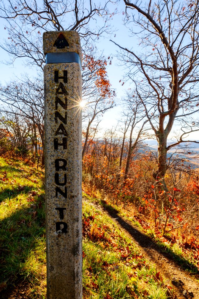 Hannah Run Trail Marker