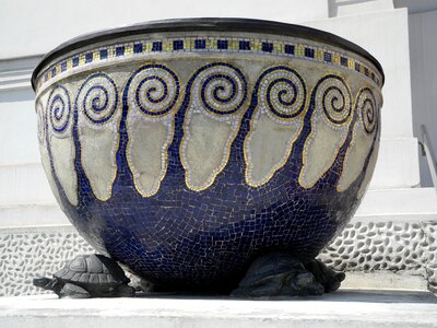 Vienna secession art nouveau pattern