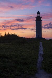 Lighthouse denmark sunset