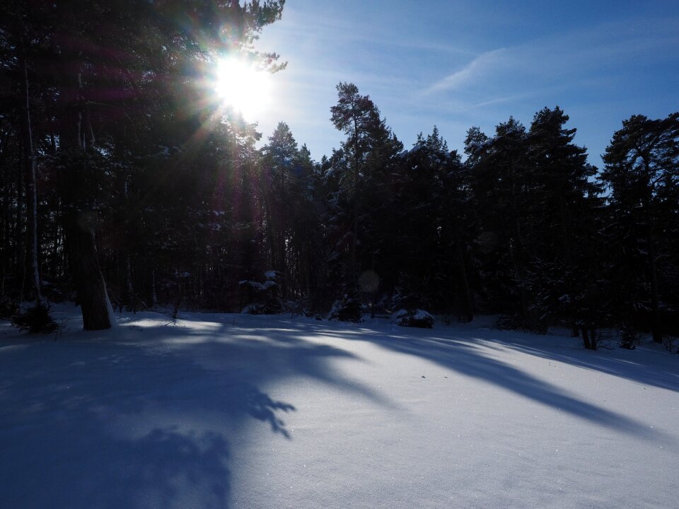 Shadow snow cold